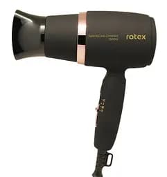 Складной мини-фен Rotex RFF156-B SpecialCare Compact, дорожный для сушки и укладки волос, компактный электрофен 1500 Вт, черный