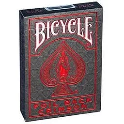 Карти гральні United States Playing Card Company Bicycle Foil Back Crimson (red) (02440)