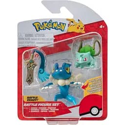 Набор игровых фигурок Pokemon W19 Хонедж, Бульбазавр, Фрогадир 