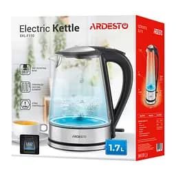 Електрочайник Ardesto 1.7 л Strix скло чорний kuh0015394 - мініатюра 8