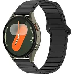 Ремінець DK CDK для Honor Watch GS Pro 22mm Silicone Shaped Magnetic Band (018823) (black) - мініатюра 3