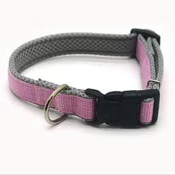 Нашийник для собак Zoo-hunt Стиль капроновий 2,5 см 28-52 см рожево-сірий