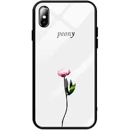 Чехол-накладка Toto Glass Fashionable Case Apple iPhone XS Max Peon on White