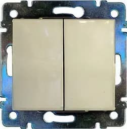 Выключатель Brille двухклавишный 774305 Валена