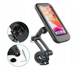 Держатель для телефона на велосипед HL-69-L водонепроницаемый Черный