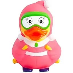 Игрушка для купания FunnyDucks Утка-лижниця, розовая (1635)
