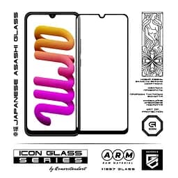 Захисне скло для Xiaomi Poco C40, Icon, 2.5D загартоване скло, повне проклеювання, глянсове, удароміцне, з олеофобним покриттям, сумісне з чохлами, міцність 9H, проста установка, ArmorStandart (ARM62078) - мініатюра 2