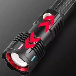 Ручний потужний ліхтар PLD G25-TG zoom + Type-C + Power Bank 1х26650 (3хААА) 5 режимів - мініатюра 3
