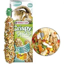 Ласощі для хом'яків Versele-Laga Crispy Sticks Exotic Fruit 2х55г з екзотичними фруктами та медом