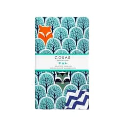 Підковдра дитяча Cosas Wood Bear 110х140 см бірюзова (МишкиЛес_ЗигСиний_22) - мініатюра 2