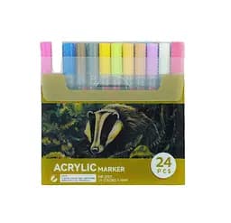 Акрилові маркери C 65269 24шт, в слюді (6900067652690)