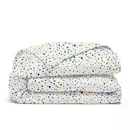 Дитяча постільна білизна в ліжечко DOTS CS1, зелений (ColorBlotsV6-6662_Cloud110x160_140) - мініатюра 4