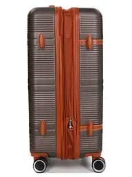 Валіза середня M ABS-пластик Worldline Airtex 629 67×45×27см 74л Коричнева - мініатюра 7