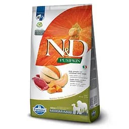 Сухий корм Farmina N&D Gгain Free Pumpkin Adult Medium&Maxi Duck&Cantaloupe беззерновий корм для собак середніх і великих порід