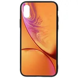 Чохол-накладка Toto Print Glass Space Case Apple iPhone XS Max Yellow