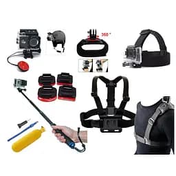 Набір кріплень, аксесуарів Primo N7 для екшн-камер SJCAM, GoPro, Xiaomi, Atrix, Airon, Eken