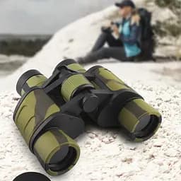 Бінокль польовий гумовий з чохлом 8X Baigish W10 8×40 Камуфляжний