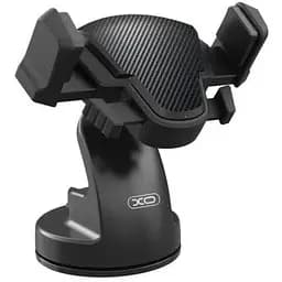 Автодержатель XO C88 Suction Cup Car Bracket One-touch lock for stable travel Черный