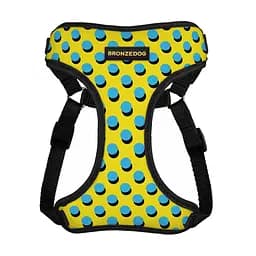 Шлея для собак Bronzedog Sport Поп Арт M 22х20х2 см жовта - мініатюра 2