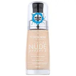 Тональная основа Deborah 24Ore Nude Perfect Foundation SPF 20 тон 00, 30 мл