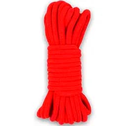 Мотузка для BDSM зв'язування в стилі Шибарі Червоний K0142-2