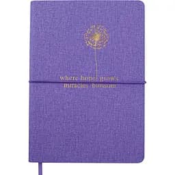 Блокнот діловий Buromax Nice А5 96 арк. в крапку обкладинка штучна шкіра фіолетовий (BM.295315-07)