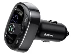 FM-трансмиттер BASEUS FM Launcher S-09 2.4A 2USB Black (CCMT000301)