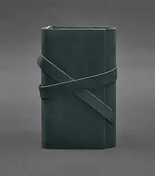 Шкіряний блокнот (Софт-бук) 1.0 зелений