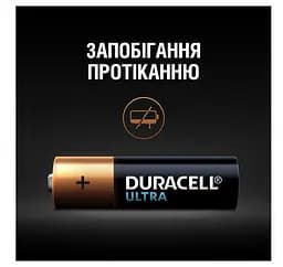 Лужні батарейки мізинчикові Duracell Ultra Power 1,5 V ААА LR03/MX2400, 2 шт. (5004804) - мініатюра 4