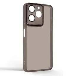 Защитный чехол для Realme Note 70 4G, Shade, черный, TPU+PC, матовый, защита всего корпуса, панель-накладка, противоударный, с высокими бортами, амортизирует удары при падениях, ArmorStandart (ARM88826) - мініатюра 2