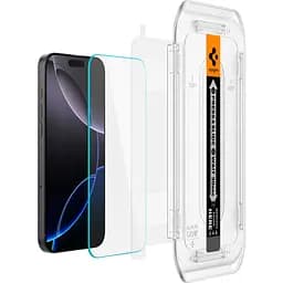 Захисне скло Spigen EZ Fit Glas.tR для Apple iPhone 16 Pro Crystal Clear [AGL07928] 2-Pack [117849] - мініатюра 2