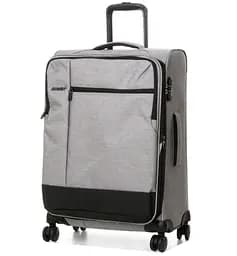Валіза середня М тканинна Airtex 6659 66x44x59см 85л Срібна