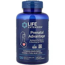 Вітаміни для вагітних Life Extension Prenatal Advantage, 120 капсул