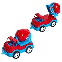 Дитячий бетонозмішувач Mini Matik 002/3BMS (Red) обертовий барабан, 13,5 см