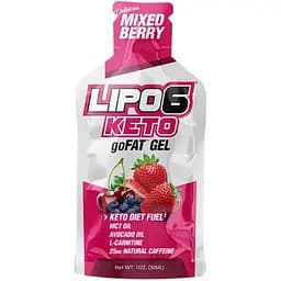 Жиросжигатель Nutrex Research Lipo-6 Keto goFat Gel Ягоды 30 мл