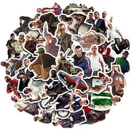 Стікерпак GeekLand GTA 45 штук (SP GTA 01)