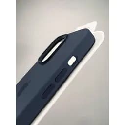 Оригінальний силіконовий чохол Apple Silicone Case MagSafe для iPhone 14 Pro Max (6.7") Storm Blue MPTQ3ZE/A - мініатюра 8
