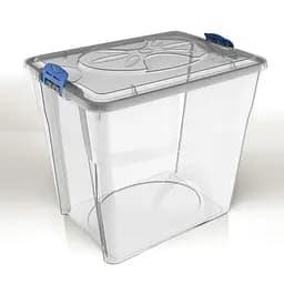 Контейнер для зберігання Sim Box 40x30x37h, 32 л прозорий