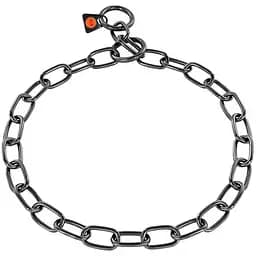 Нашийник для собак Sprenger Collar Medium Link середня ланка 3 мм, вороняна нержавіюча сталь 54 см
