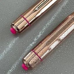 Міні-член у вигляді помади золотий, чорний