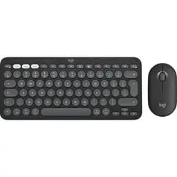 Комплект клавіатура і миша Logitech Pebble 2 Combo for Mac Graphite UA (920-012244) [99002]