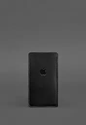 Кожаный чехол для iPhone 13 Черный Краст