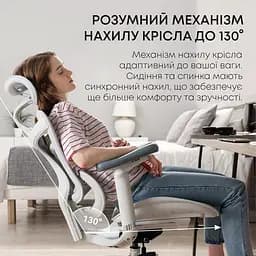 Ігрове крісло Sihoo DORO C300L Mesh White (DORO-C300L-A3-102) - мініатюра 9
