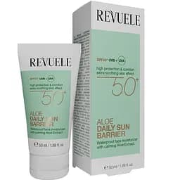 Крем для обличчя з Алое Aloe Daily Sun Barrier SPF 50+ Revuele 50 мл