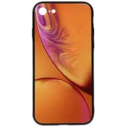 Чохол-накладка Toto Print Glass Space Case Apple iPhone 7/8/SE 2020 Yellow