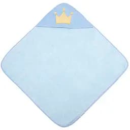 Полотенце для купания Canpol babies King с капюшоном 85 x 85 см голубое (26/800_blu)