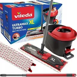 Комплект Швабра+ Відро з віджимом Vileda Ultramax BOX XL
