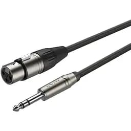 Балансный аудио кабель Roxtone Jack 6.3 Stereo - XLR Female SMX-J220-L3 3 м