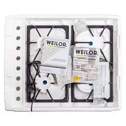 Поверхня газова на металі Weilor GM W 634 WH - мініатюра 10