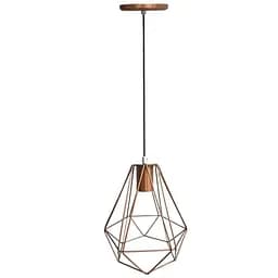 Підвісна люстра з мідного діамантового дроту